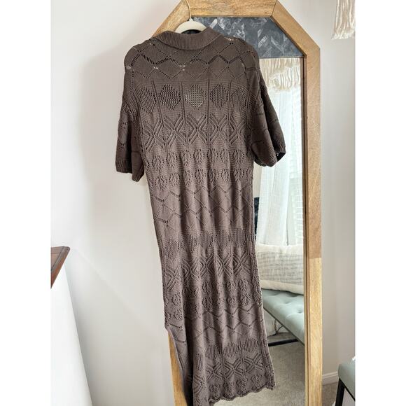 Free People Beach Islamadora Crochet Knit Maxi Dress - Picture 7 of 8